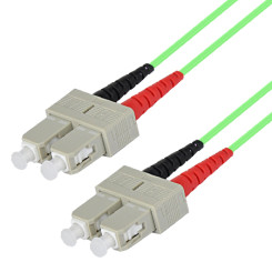 Produktbild von LWL Patchkabel Duplex SC/SC 50/125µ OM5