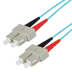 Produktbild von LWL Patchkabel Duplex SC/SC 50/125µ OM3 2 m