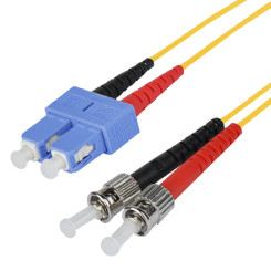 Produktbild von LWL Patchkabel Duplex SC/ST 9/125µ OS2 2 m