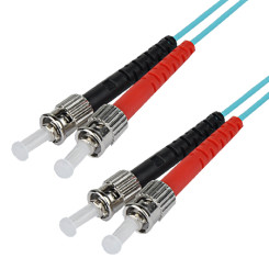 Produktbild von LWL Patchkabel Duplex ST/ST 50/125µ OM3 3 m