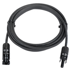Produktbild von MC4 Verlängerungskabel Photovoltaik Solarkabel mit Stecker 6 mm² schwarz 2 m