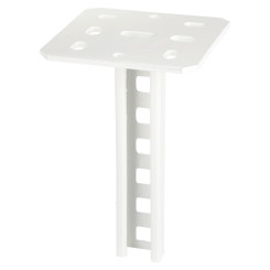 Produktbild von Metall Hängestiel mit C-Profil 41x21 mm pulverbeschichtet weiß matt 400 mm