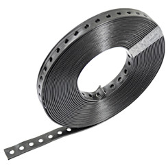 Produktbild von Metall Montageband gelocht, isoliert 10 m 19 mm