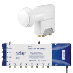 Produktbild von Multischalter 8-fach 5/8 Quad LNB Set