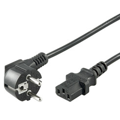 Produktbild von Kaltgerätekabel schwarz Netzkabel mit C13 Buchse 5 m