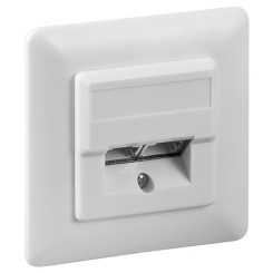 Produktbild von Netzwerkdose Cat.5e 2xRJ45 Unterputz alpinweiß