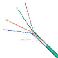 Produktbild von Netzwerkkabel Cat.5e F/UTP flexibel grün