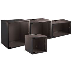 Produktbild von Netzwerkschrank 19 Zoll Wandschrank nicht montiert Wandgehäuse schwarz