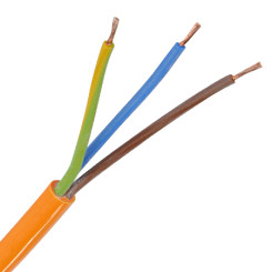 Kabel 50m Schlauchleitung H07BQ-F 5x1,5 Netzleitung Anschlußleitung Qualität 