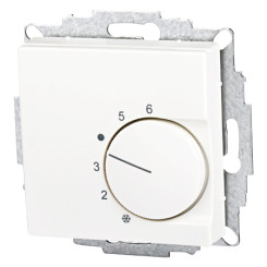 Produktbild von Raumtemperaturregler UP Zentralscheibe 55x55 reinweiß matt