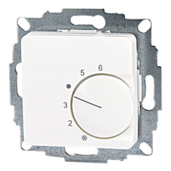 Produktbild von Raumthermostat UP Zentralscheibe 50x50 reinweiß glänzend