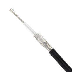 Produktbild von RG58 Audiokabel 50 Ohm schwarz, flexibel Meterware