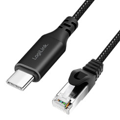 Produktbild von RJ45 auf USB-C Konverter Konsolenkabel Netzwerk LAN Adapterkabel 3 m