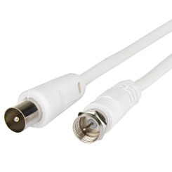 Produktbild von SAT Antennenkabel weiß 5 m