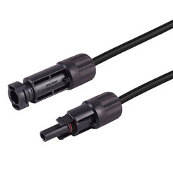 Produktbild von Solar Verlängerungskabel schwarz Solarkabel 6 mm² mit Stecker für PV-Anlagen
