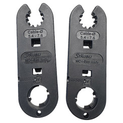 Produktbild von Stäubli MC4-Evo ready Montageschlüssel Set für crimpfreie Steckverbinder