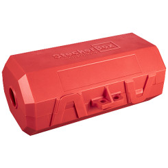 Produktbild von SteckerBox abschließbar Maxi SteckerSafe mit Schnappverschluss rot