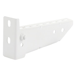 Produktbild von Stiel- / Wandausleger pulverbeschichtet weiß matt 200 mm