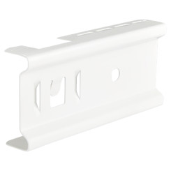 Produktbild von Stielausleger Konsole rastbar für Hängestiel pulverbeschichtet weiß matt 200 mm