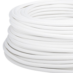 Produktbild von Textilkabel Stoffkabel 3x1,5 mm² weiß 10 m