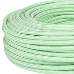 Produktbild von Textilkabel Stoffkabel 3x0,75 mm² mintgrün 3 m