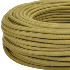 Produktbild von Textilkabel Stoffkabel 3x0,75 mm² olivgrün