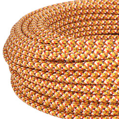 Produktbild von Textilkabel Stoffkabel 3x0,75 mm² Pixel orange 5 m