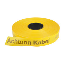 Produktbild von Trassenwarnband Trassenband ACHTUNG KABEL gelb 25 m