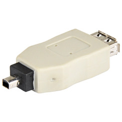 Produktbild von USB 2.0 Adapter A-Kupplung - B-Mini 4pin Stecker