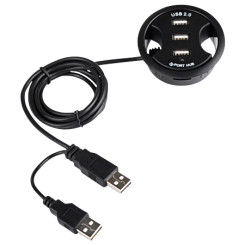 Produktbild von USB 2.0 Hub Verteiler 3-Port, Einbau