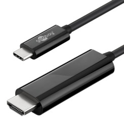 Produktbild von USB-C auf HDMI Stecker Adapterkabel 1,8 m schwarz