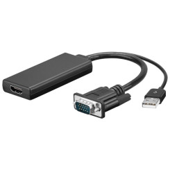 Produktbild von VGA USB HDMI Adapterkabel Konverter