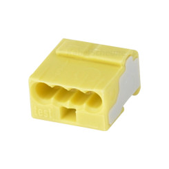 Produktbild von Wago Micro Steckklemme 0,6-0,8 mm gelb 100 Stück