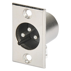 Produktbild von XLR Mikrofon Einbaustecker 3-polig