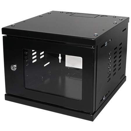 10 Zoll Netzwerkschrank Mini Rack schwarz