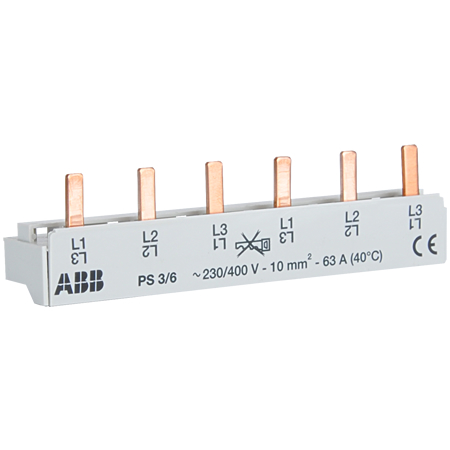 ABB 3-Phasenschiene 6 TE