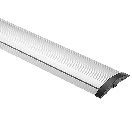 Alu Kabelbrücke Fussboden Kabelkanal trittfest flach 19,5x135 mm