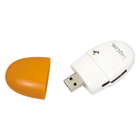 LogiLink Cardreader USB 2.0 Smile orange