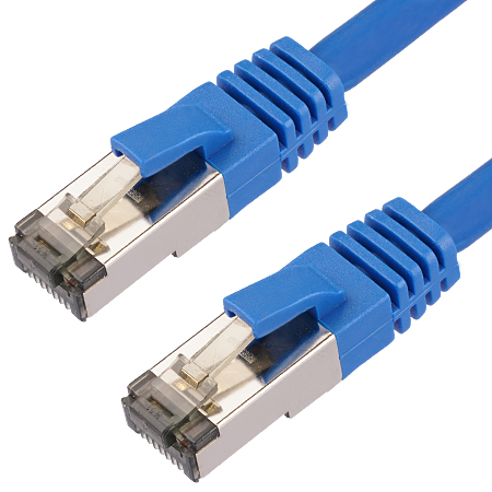 Cat.8.1 Patchkabel LAN Kabel RJ45 blau 5 m