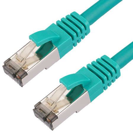 Cat.8.1 Patchkabel LAN Kabel RJ45 grün 0,25 m