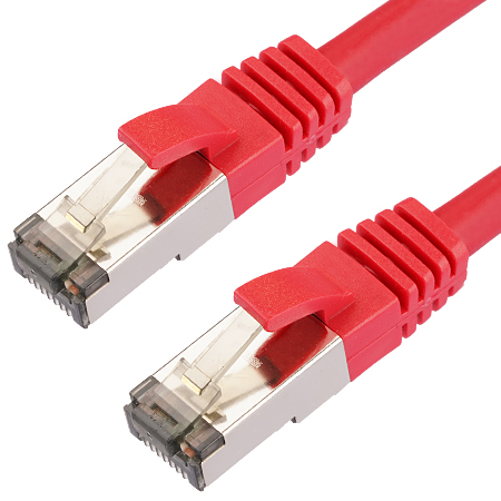 Cat.8.1 Patchkabel LAN Kabel RJ45 rot 7,5 m