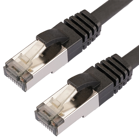 Cat.8.1 Patchkabel LAN Kabel RJ45 schwarz 1 m