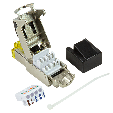 Cat.8.1 Stecker RJ45 8-polig 40 GBit/s Ethernet + PoE