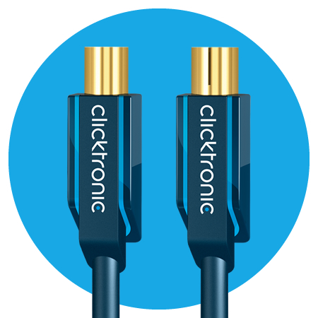 Clicktronic Antennenkabel, Casual 15 m