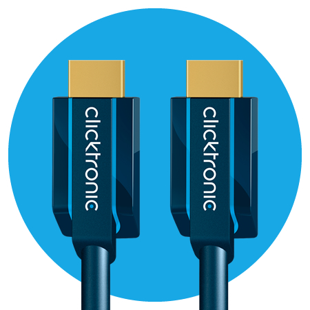 Clicktronic High Speed HDMI Kabel with Ethernet Casual-Serie 5 m