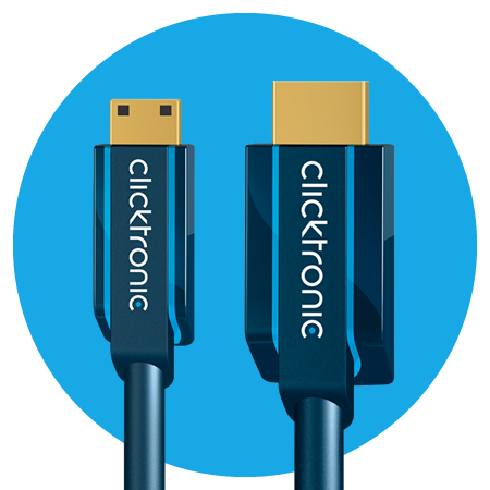 Clicktronic Mini-HDMI Adapterkabel, Casual