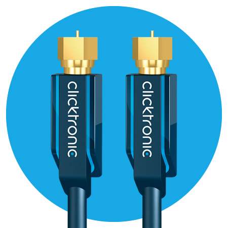 Clicktronic SAT Kabel, Casual 1 m