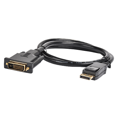 DisplayPort DVI Kabel schwarz 5 m