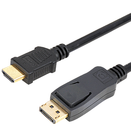 DisplayPort HDMI Kabel schwarz