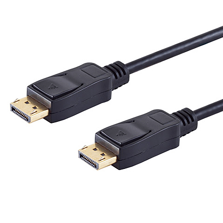 DisplayPort 1.4 Kabel 8K@60Hz DSC 32,4 Gbit/s mit Verriegelung schwarz